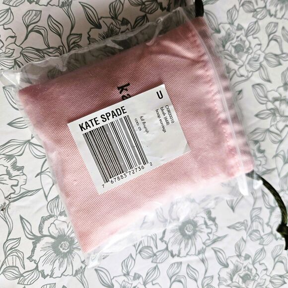 NWT Kate Spade Beaded Flower Hoop Earrings - Picture 6 of 6